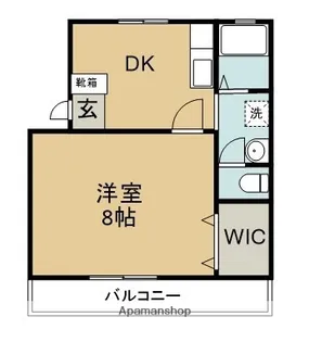 ブライトンフラットⅠ【103号室】の間取り