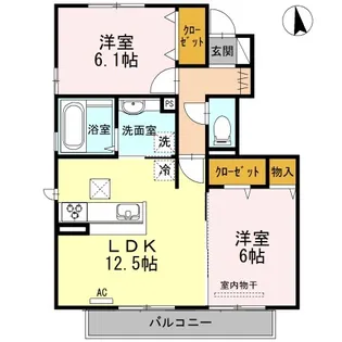 グラン・カネイⅢ【1階】の間取り