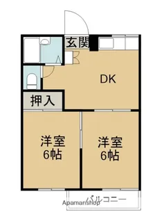 タウニー佐藤【105号室】の間取り