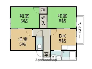 メゾンエスポワール【2階】の間取り
