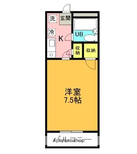 エスチュアリー64【704号室】の間取り