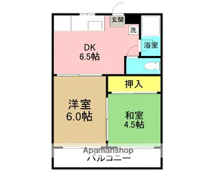 コーポ荒木【2階】の間取り