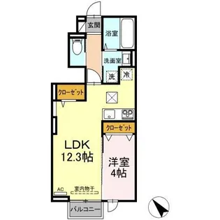 WILLE【1階】の間取り