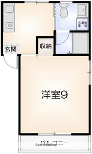 コーポ中山【101号室】の間取り