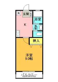 フェリーチェ藍住【2階】の間取り