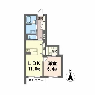 グリナージュ【2階】の間取り