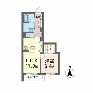 グリナージュ【1階】の間取り