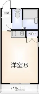 スプリングハイツイースト【201号室】の間取り