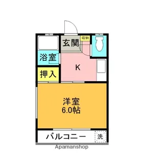 コンセール山城【103号室】の間取り