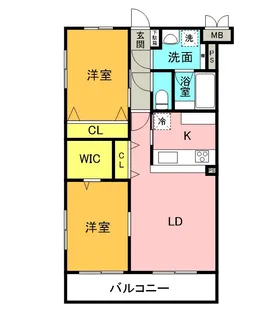 ガーデンヒルズ城南Ⅹ【3階】の間取り