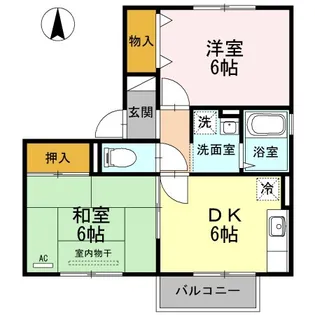 スイートハウス II棟【1階】の間取り