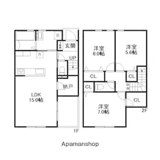 LINO住吉【A号室】の間取り