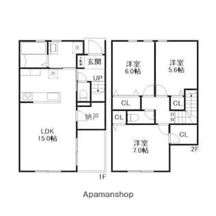 LINO住吉【B号室】の間取り
