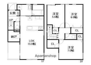 LINO住吉【C号室】の間取り