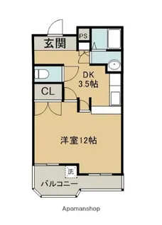 ノーブルハウス【301号室】の間取り