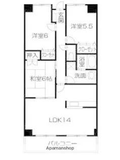 スペース・ドゥ川内【3階】の間取り