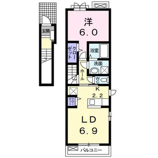 レディエンスC【2階】の間取り