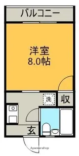 ハイツ明日華2【205号室】の間取り