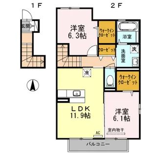コンフォーティア M【2階】の間取り