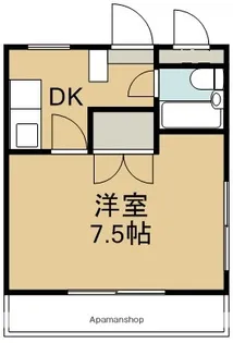 つぼみマンション【207号室】の間取り