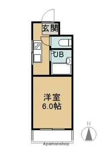 ロイヤルグレイスコーポ浅野【305号室】の間取り