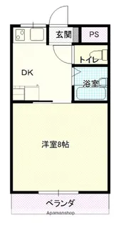 ロイヤルグレイスコーポ浅野【302号室】の間取り