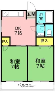 ハイツ松ノ元【301号室】の間取り