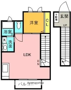 シャーメゾン先須賀【208号室】の間取り