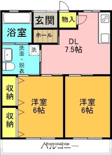 レジデンスIKOI【205号室】の間取り