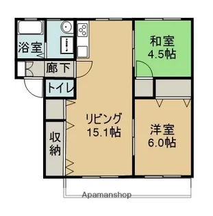 アネックスみやび【202号室】の間取り