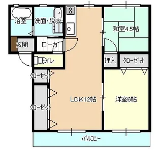 アネックスみやび【201号室】の間取り