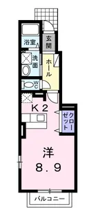サンパティーク【1階】の間取り