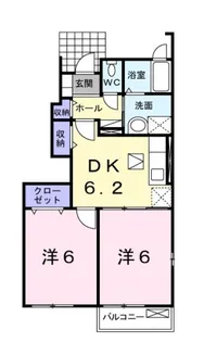 ボア・ソルテ A【1階】の間取り