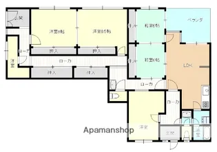 ウィスタリアハイツ【201号室】の間取り