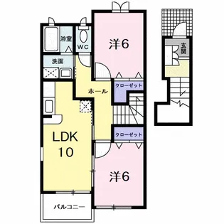 モーント シャイン B【2階】の間取り