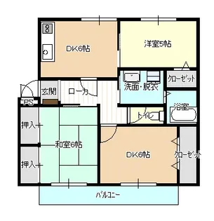 エクセレントカーサ石井【23号室】の間取り