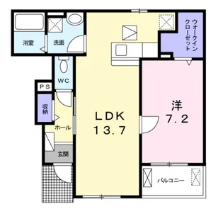 オイコス オニロ D【1階】の間取り