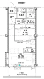 神島ブラッサムさくら【304号室】の間取り