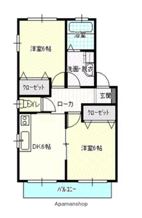 グランデFⅢ【232号室】の間取り