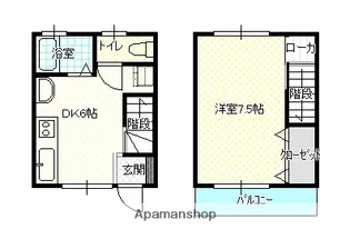 ヒルブライトンC【102号室】の間取り