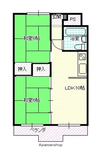杉本レジデンス【103号室】の間取り
