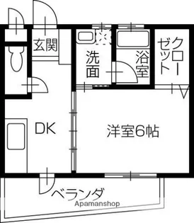 プレベール北村【202号室】の間取り