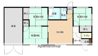 徳島県名西郡石井町浦庄字下浦【一戸建】の間取り