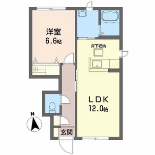 ヴィラ エスペランス Ⅲ【1階】の間取り