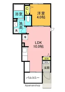 ファリーヌ【1階】の間取り
