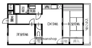 グリーンハイツ松田【403号室】の間取り