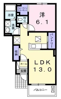 エー エンジェル【1階】の間取り