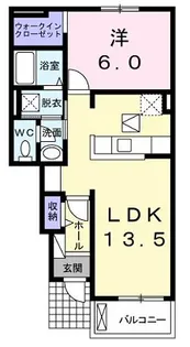 ブリリオ【1階】の間取り