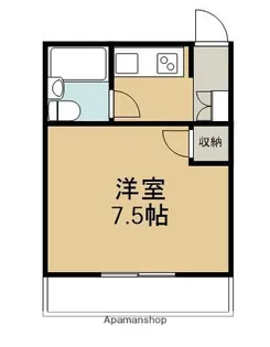 みや城ハイツ【105号室】の間取り