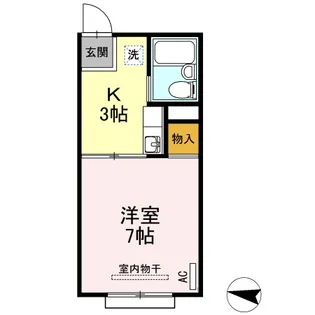 キャッスルハイツ【1階】の間取り